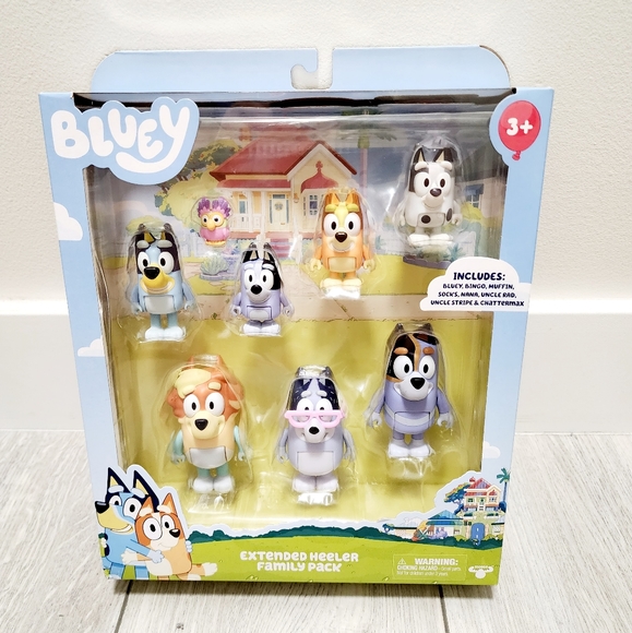 Bluey Extended Heeler Family Pack - Picture 1 of 2
